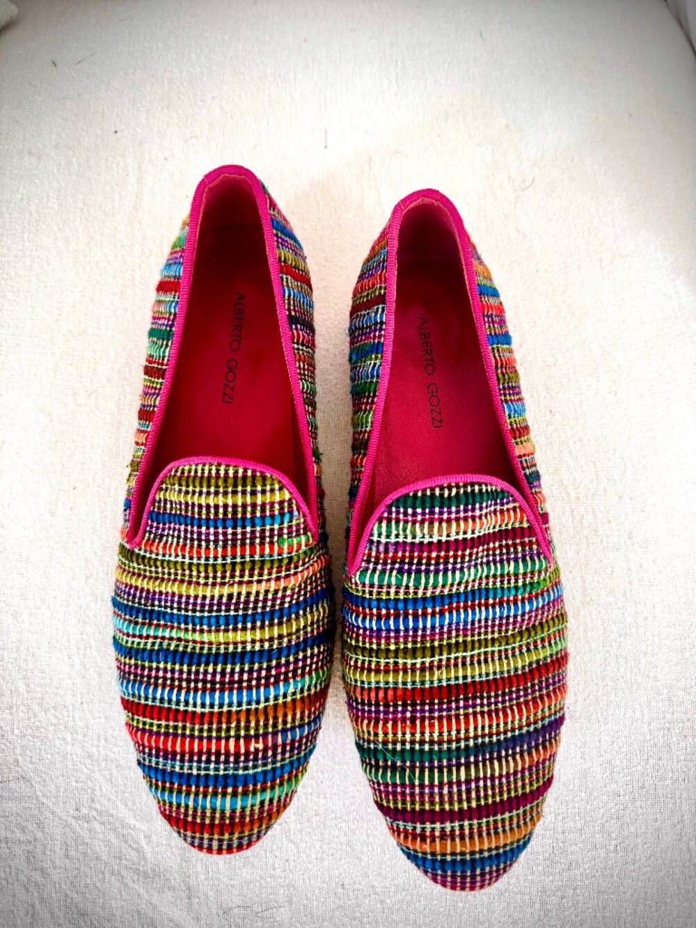 Alberto Gozzi Size 38 Multicolored Loafers-Gorgeous!